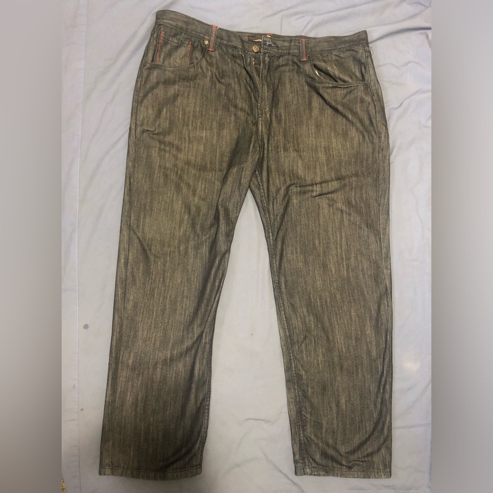 District Men's Relaxed Jeans - Brown